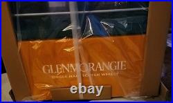 Glenmorangie Malt Scotch Wood Store display Shelf New Sealed Rare 52 Tall