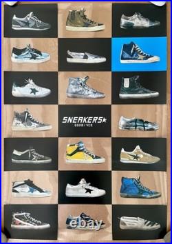 Golden Goose GGDB VCE Sneakers Clear Acetate Poster Retail Store Display Rare