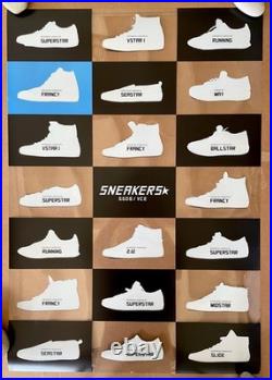 Golden Goose GGDB VCE Sneakers Clear Acetate Poster Retail Store Display Rare