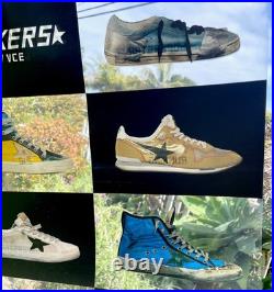 Golden Goose GGDB VCE Sneakers Clear Acetate Poster Retail Store Display Rare Golden Goose GGDB VCE Sneakers Clear Acetate Poster Retail Store Display Rare