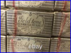 Goldtone Razor Blade Store Display 40s Ad 20 Count 4 for 10 cents Complete RARE