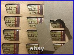 Goldtone Razor Blade Store Display 40s Ad 20 Count 4 for 10 cents Complete RARE