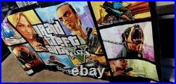 Grand Theft Auto V Promo Display Vinyl Banner LARGE 71x35 Store Display -RARE