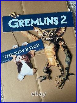 Gremlins 2 Rare Movie Store Hanging Display Gizmo 1990 Original Vintage Theater