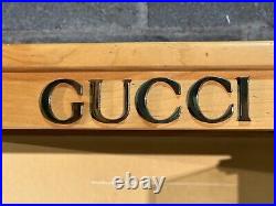 Gucci Vintage Display Peice Rare In Good Condition With Interior Lighting