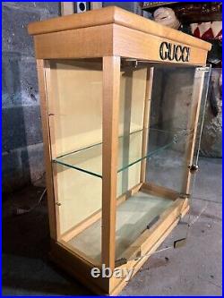 Gucci Vintage Display Peice Rare In Good Condition With Interior Lighting