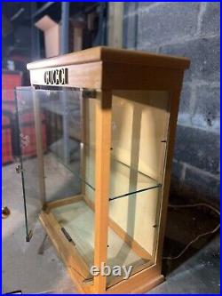 Gucci Vintage Display Peice Rare In Good Condition With Interior Lighting