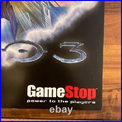 HALO 3 Video Game Store Display Coming Soon Sign 2007 Bungie Promo 20x28 RARE