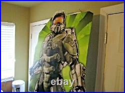HALO 4 Standee Store Display Mtn Dew XBOX Promo, Master Chief 8FT! RARE
