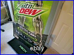 HALO 4 Standee Store Display Mtn Dew XBOX Promo, Master Chief 8FT! RARE
