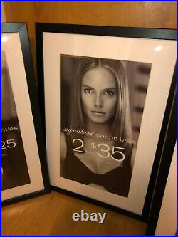 HEIDI KLUM 3 Poster Victoria's Secret Catalog Store Display Not Destroyed RARE