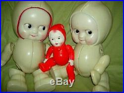 HUGE 1930s, RARE celluloid (plastic) jointed KEWPIE doll, store display by ROYAL