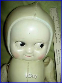 HUGE 1930s RARE celluloid (plastic) jointed Kewpie store display doll by ROYAL