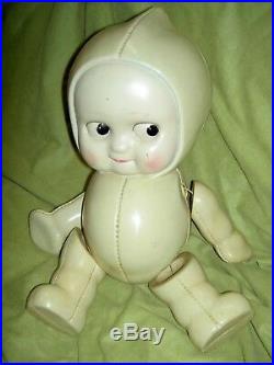 HUGE 1930s RARE celluloid (plastic) jointed Kewpie store display doll by ROYAL