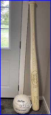 HUGE Babe Ruth Louisville Slugger Baseball Bat 66 & 12 Ball Store Display Rare