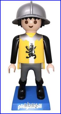 HUGE Playmobil 26 Store Display Germany Plastic Jointed Knight Figure Rare