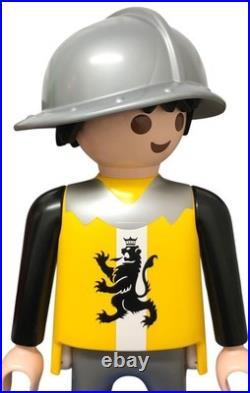 HUGE Playmobil 26 Store Display Germany Plastic Jointed Knight Figure Rare