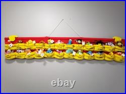 HUGE RARE STORE DISPLAY 2000 Full Set 24 Mcdonalds SESAME STREET Mini Bean Pals