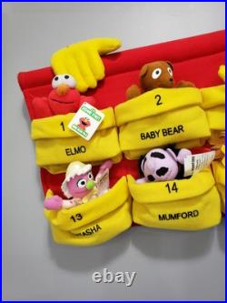 HUGE RARE STORE DISPLAY 2000 Full Set 24 Mcdonalds SESAME STREET Mini Bean Pals