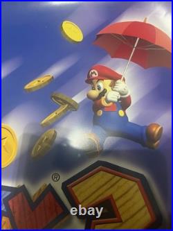 HUGE Rare AUTHENTIC N64 Mario Party 3 Nintendo Promo Store Display Banner Vinyl