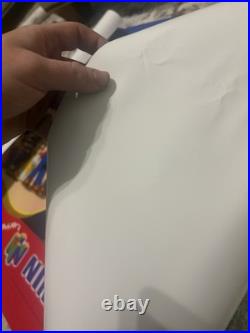 HUGE Rare AUTHENTIC N64 Mario Party 3 Nintendo Promo Store Display Banner Vinyl
