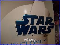 HUGE STAR WARS CLONE WARS TROOPER TOYS R US STORE DISPLAY 66 By 47 RARE