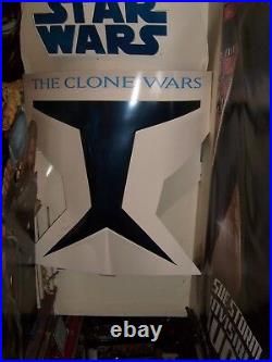 HUGE STAR WARS CLONE WARS TROOPER TOYS R US STORE DISPLAY 66 By 47 RARE