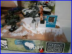 Halo Mega Bloks 2010 Rare Diorama Store Display Arctic Wolverine Wraith Warthog