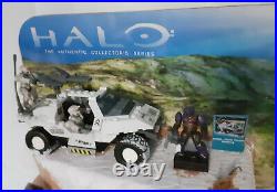 Halo Mega Bloks 2010 Rare Diorama Store Display Arctic Wolverine Wraith Warthog