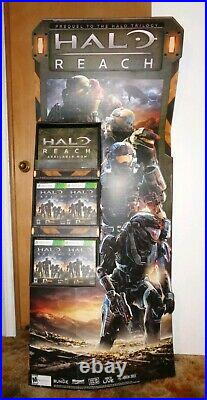Halo Reach Promotional Cardboard Display Stand Very Rare