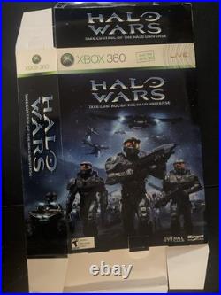 Halo Wars Gamestop Xbox Promo Store Display Large Box 18in X 12.5in X 4in RARE