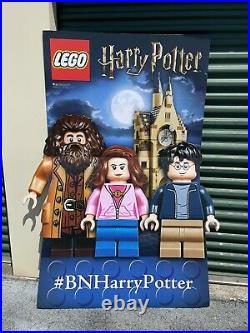 Harry Potter LEGO Promotional Barnes Noble Rare Cardboard Store Display