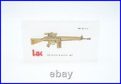 Heckler & Koch Hk 91 In Lucite Display Paperweight Collectors Display Hk Rare