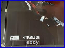 Hitman Promo Display Vinyl Grommet Banner LARGE 3'x6' Store Display RARE