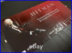Hitman Promo Display Vinyl Grommet Banner LARGE 3'x6' Store Display RARE Hitman Promo Display Vinyl Grommet Banner LARGE 3'x6' Store Display RARE