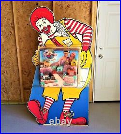 Huge 1994 Rare 64 Ronald McDonald Flintstones Store Display-Signed By Ronald