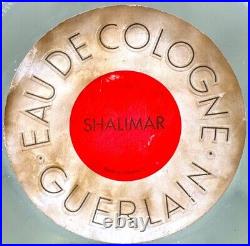 Huge Guerlain Shalimar Eau De Cologne Bottle Early 1930s/40s Store Display RARE