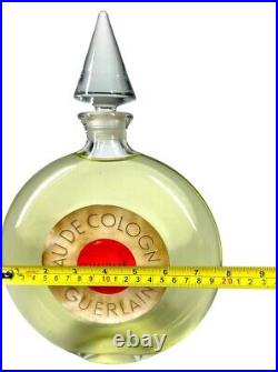 Huge Guerlain Shalimar Eau De Cologne Bottle Early 1930s/40s Store Display RARE