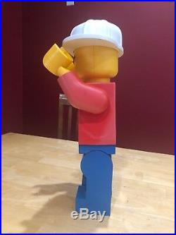 Huge Lego Minifigure Store Display 19 Inches Tall Rare