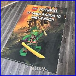 Huge RARE Ninjago LEGO Store Display Lenticular Disappearing Lloyd 5.5' X 4