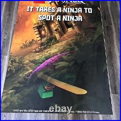 Huge RARE Ninjago LEGO Store Display Lenticular Disappearing Lloyd 5.5' X 4