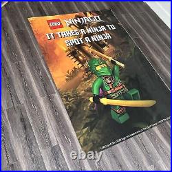 Huge RARE Ninjago LEGO Store Display Lenticular Disappearing Lloyd 5.5' X 4