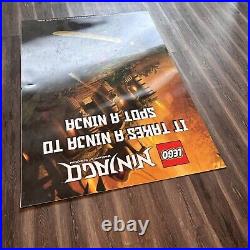 Huge RARE Ninjago LEGO Store Display Lenticular Disappearing Lloyd 5.5' X 4