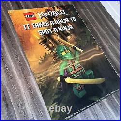 Huge RARE Ninjago LEGO Store Display Lenticular Disappearing Lloyd 5.5' X 4