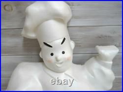 Huge Sunshine Biscuits Chef Store Display Super Rare Vintage Sign