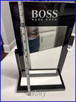 Hugo Boss Department Store Display Mirror Make Up Mirror Rare Unique Dressing