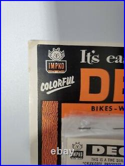 IMPKO Decals Store Display LAS VEGAS 100 Decals on CARD Made in USA RARE