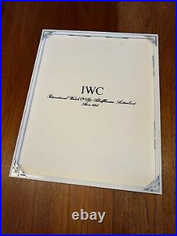 IWC Schaffhausen Chronograph Store Display 16x20 Framed RARE