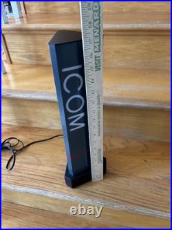 Icom Light Up Rare Vintage Store Display Display Sign
