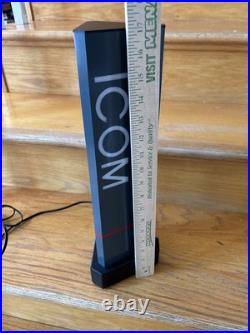 Icom Light Up Rare Vintage Store Display Display Sign
